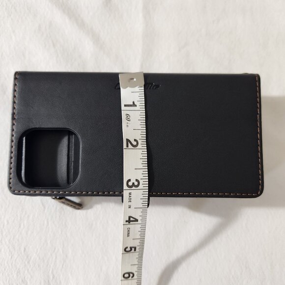 CaseMe Leather Folio Style Wallet Phone Case Zip Magnetic Close Card Slots - Picture 14 of 16